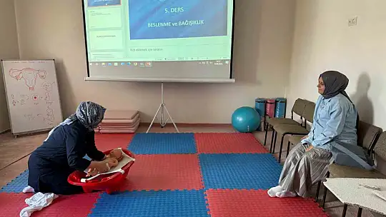 Eğitimler yüz yüze veriliyor