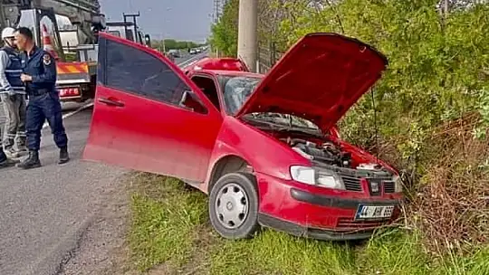 Elazığ'da trafik kazası: 2 yaralı