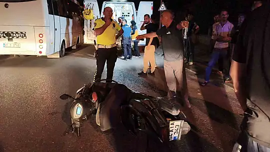 Elektrikli bisiklet ile motosiklet çarpıştı: 1 ağır yaralı