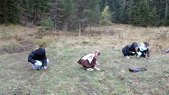 Eşsiz manzaraya sahip yaylada Cumhuriyet Bayramı coşkusu