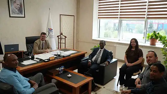 Etiyopya heyetinden KBÜ'ye akademik ziyaret
