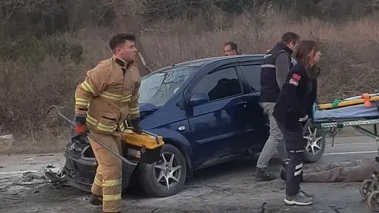 Bartın'da feci kaza