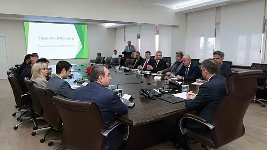Filyos Vadisi Koridoru Projesi toplantısı gerçekleştirildi