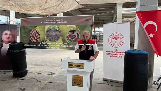 Fındık üreticilerine yüzde elli bedelle hasat filesi desteği