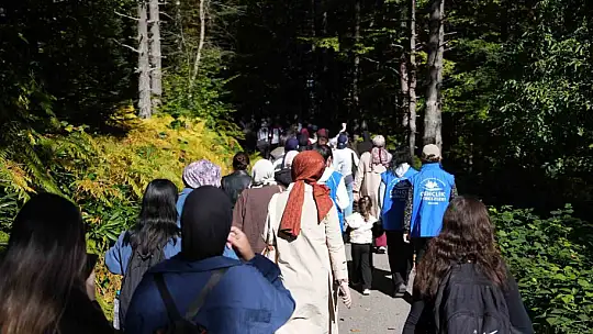 Gençlerin rotası Topuk Yaylası oldu, kano ve trekking yaptılar