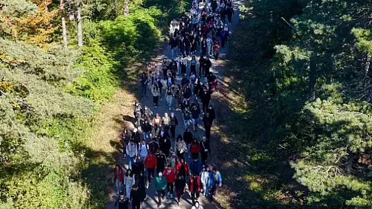 Gençlerin rotası Topuk Yaylası oldu, kano ve trekking yaptılar