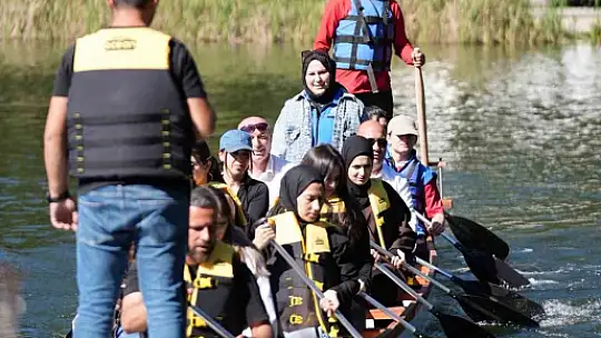 Gençlerin rotası Topuk Yaylası oldu, kano ve trekking yaptılar