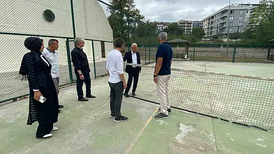 Gençlik ve Spor Müdürü Akçakoca'da ki tesisleri inceledi