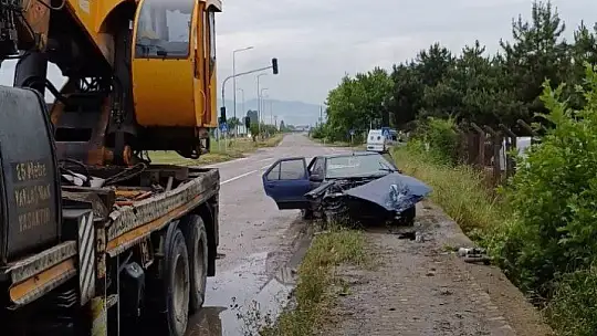 Genel başkanın makam şoförü kazada öldü