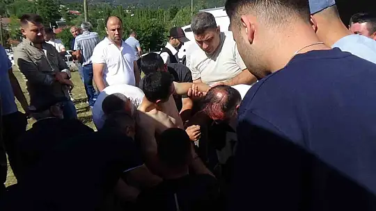 Güreşçinin dirseği kırıldı