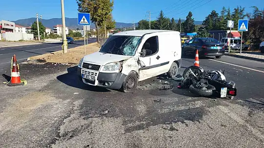 Kazada 1 kişi ağır yaralandı