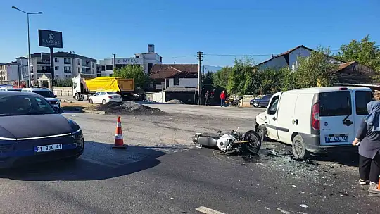 Kazada 1 kişi ağır yaralandı