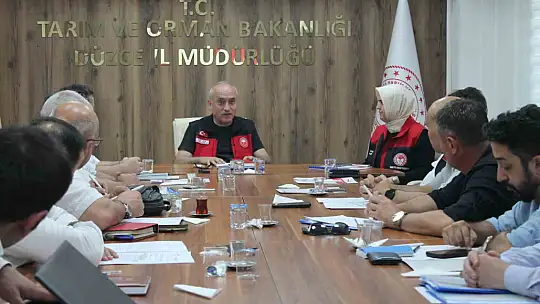 Hayvancılıkta üretim ve verimlilik Düzce'de masaya yatırıldı
