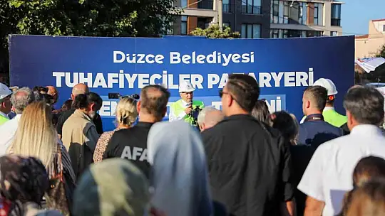 Hem fuar alanı hem tuhafiyeciler için pazaryeri olacak