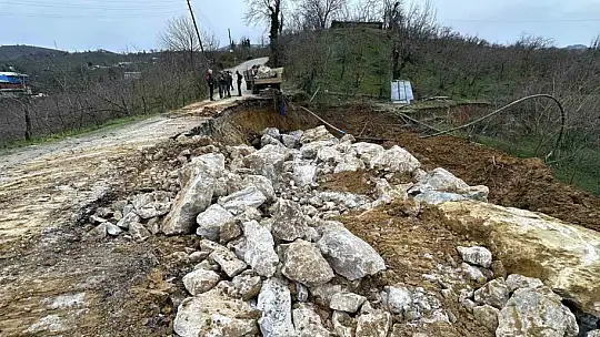 Heyelan bölgelerine anında müdahale