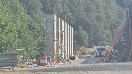 Heyelanın ardından 'koruma tüneli' çalışmaları hız kazandı