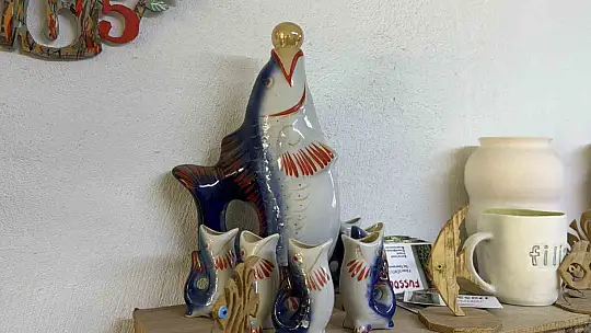 Hobi olarak başladı seramik dükkanı açtı