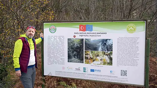İçerisinde şelale akan Karadeniz'in en derin mağarası görenleri mest ediyor