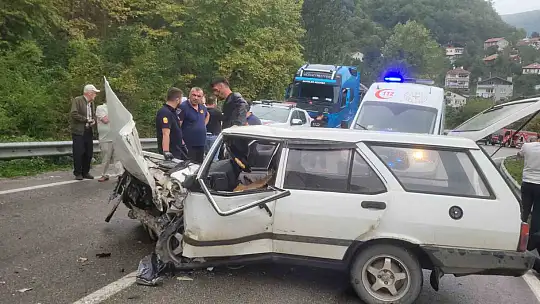 Sıkışan vatandaşı itfaiye kurtardı