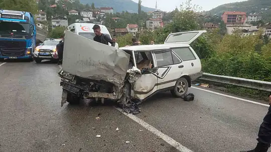 Sıkışan vatandaşı itfaiye kurtardı