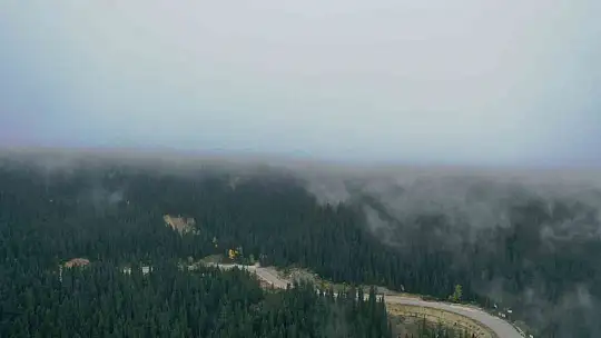 Ilgaz Dağı'nda kar yağışı etkili oldu: Ortaya mest eden görüntüler çıktı