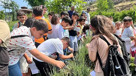 İlkokul öğrencileri botanik bahçesinde doğayla buluştu