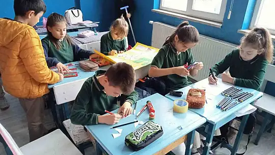 İlkokul öğrencilerinden sağlıklı yaşam mesajı