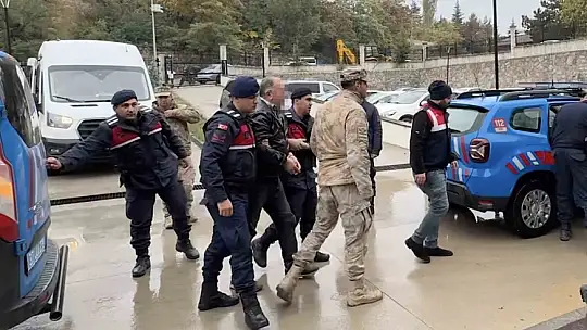 İmamı öldüren cinayet zanlısı ile babası ve eniştesi adliyeye sevk edildi