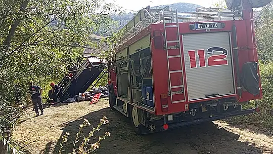 Çaycuma'da feci kaza