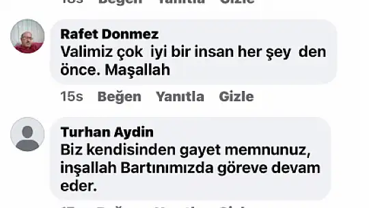 Vali Arslan için yorum yağmuru