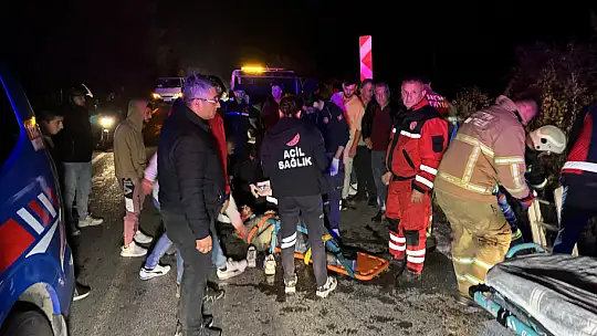 Motosikletiyle dereye uçtu