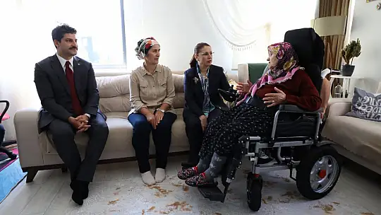Lütfiye teyze çifte bayram sevinci yaşadı