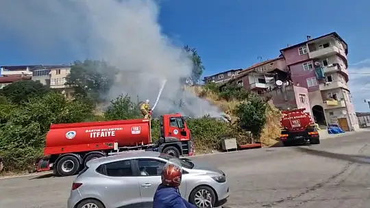 Bartın'da korku dolu anlar