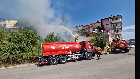 Bartın'da korku dolu anlar