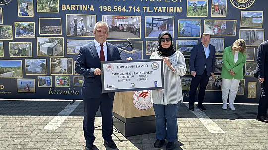Bartın'da makine ve ekipman dağıtım töreni düzenlendi
