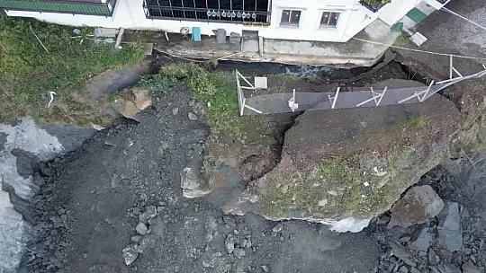 Göçen alanda çalışmalar sürüyor