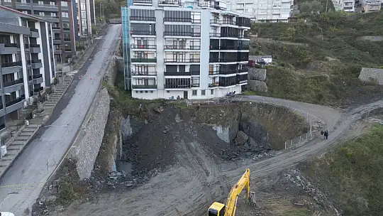 Göçen alanda çalışmalar sürüyor