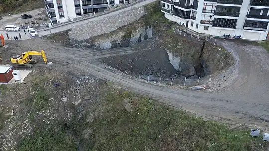 Göçen alanda çalışmalar sürüyor