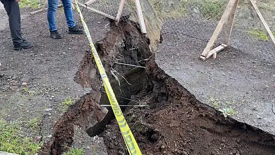 Göçen alanda çalışmalar sürüyor