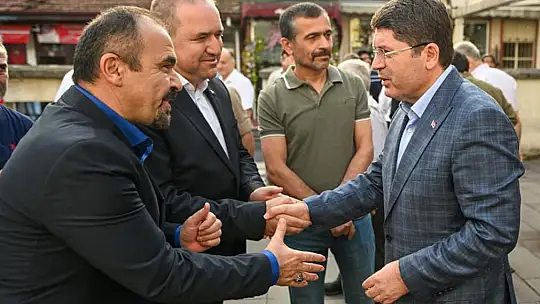 Bakan Tunç Bartın'da açıklamalarda bulundu