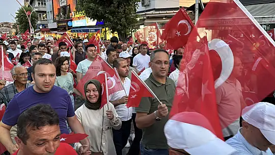 Bartın'da görkemli yürüyüş
