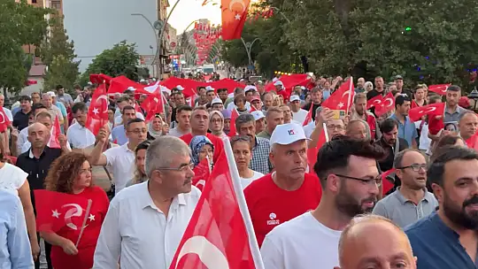 Bartın'da görkemli yürüyüş