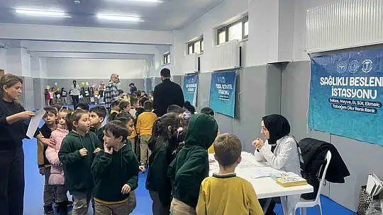 Işık İlkokulunda sağlıklı çocuk sağlıklı gelecek etkinliği
