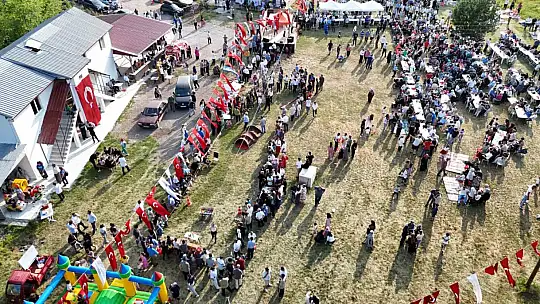 İstanbul'un stresini bayramda köylerinde böyle attılar