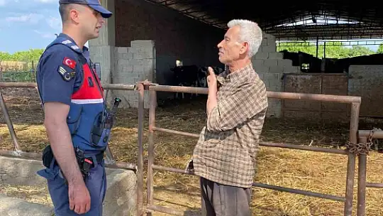 Jandarma hayvan hırsızlığı ve dolandırıcılığına karşı bilgilendirdi