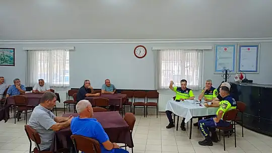 Jandarmadan kamyoncu esnafına ziyaret