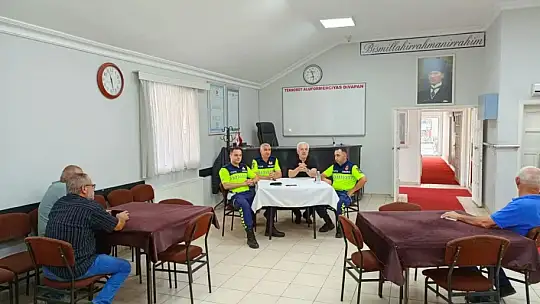 Jandarmadan kamyoncu esnafına ziyaret