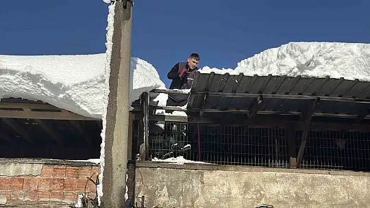 Kar yağışı durdu, esnafın mücadelesi başladı