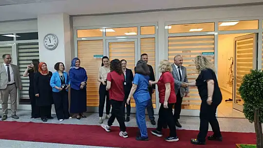Karabük Eğitim ve Araştırma Hastanesi'nde bayramlaşma programı yapıldı