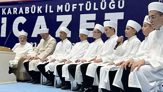 Karabük'te 150 öğrenci hafızlık icazeti aldı